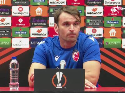  miloš milojević pred utakmicu crvena zvezda monako  