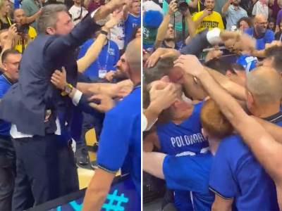  Selektor Italije slavlje nakon pobjede Italije 