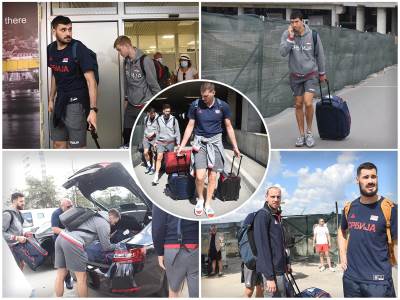  Košarkaši Srbije se vratili u Beograd 