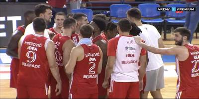  Crvena zvezda Peristeri 73:72 prijateljska utakmica 