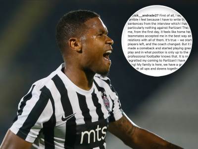  Patrik-Andrade-demantovao-lazan-intervju-o-Partizanu 