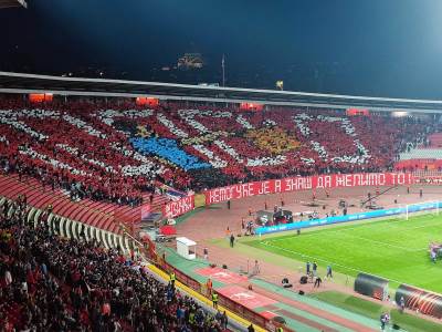  Koreografija Delija Crvena zvezda - Ferencvaroš 