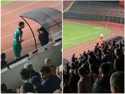  Golman Radničkog nasrnuo na navijače Slobode 