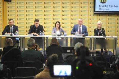  Pres konferencija opozicije u Beogradu 