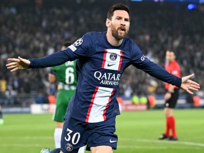  Lionel Mesi strijelac na meču PSŽ - Makabi Haifa 