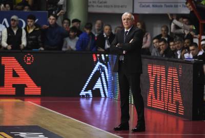  željko obradović nakon utakmice borac partizan  