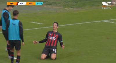  marko lazetić dao tri gola protiv mladog tima atalante  