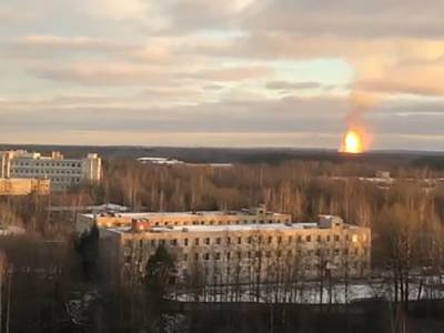  Eksplozija u Lenjingradskoj oblasti u Rusiji 