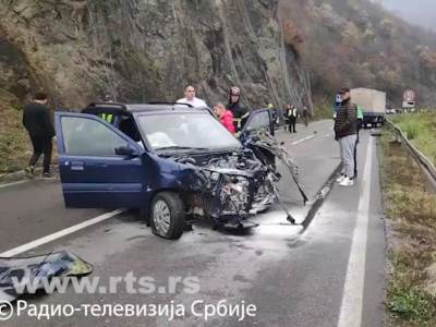  Saobraćajka na putu u Ovčarsko-kablarskoj klisuri 