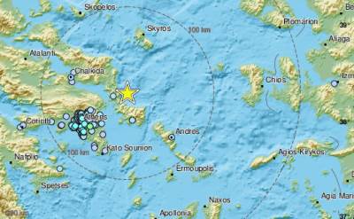  Jak zemljotres pogodio ostrvo Evija i Atinu 