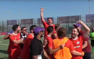 navijači Srbije igrali finale Mundijala u Kataru 