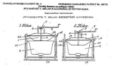  Prvi registrovan jugoslovenski patent bio je - rakijski kazan! 