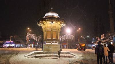  Baščaršija pod snijegom (FOTO) 