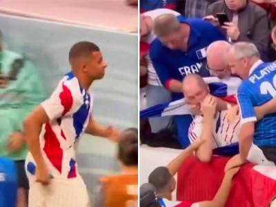  Mbape pogodio loptom navijača u glavu 