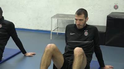  Fudbaleri Partizana prvi trening 