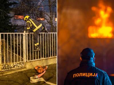  Požar u Beogradu napuštena zgrada 