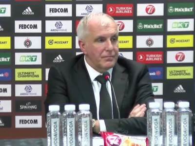  željko obradović poslije utakmice partizan monako 