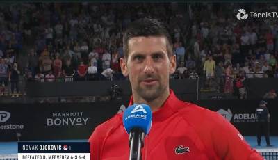  Đoković nakon plasman u finale Adelejda 