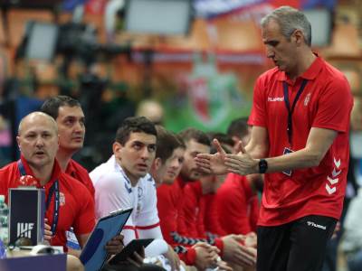  Povreda rukometaša Srbije Predraga Vejina 