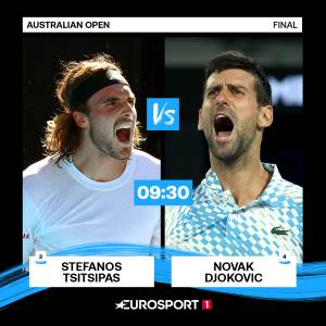  Đoković - Cicipas ekskluzivno na Eurosportu u velikom finalu Australian Opena 