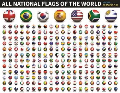  Koja boja se ne nalazi na zastavama 