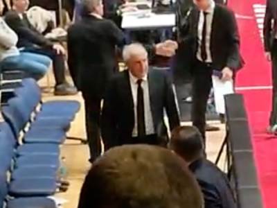  Željko Obradović ljut poslije derbija Zvezda - Partizan 