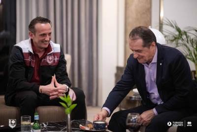  Faruk Hadžibegić posjetio FK Sarajevo u Antaliji 