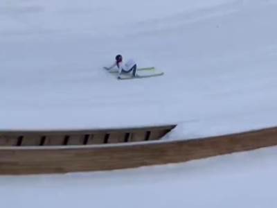  Norvežanka se uplašila tokom ski skokova 