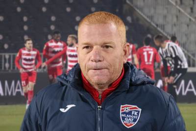  Trener FK Mladost GAT Ljubomir Ristovski nakon pobjede nad Partizanom 4:0 