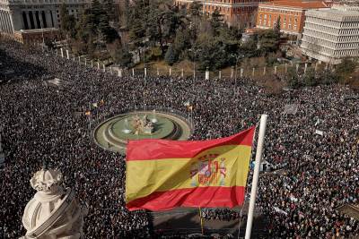  Protest zdravstvenih radnika u Madridu 