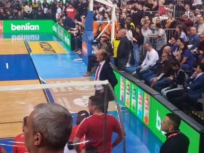 Duško Ivanović reakcija poslije isključenja na derbiju Zvezda - Partizan 