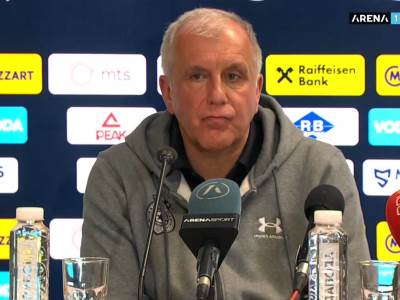  Željko Obradović poslije derbija Crvena zvezda - Partizan 