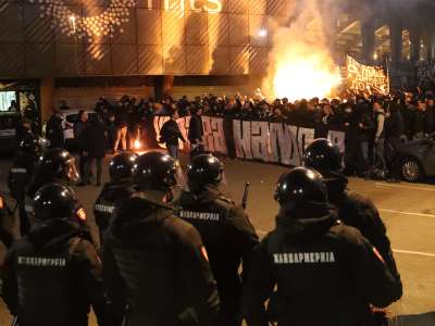  Protest navijača Partizana protiv uprave kluba 