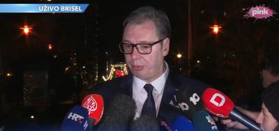  Vučić na sastanku u Briselu 