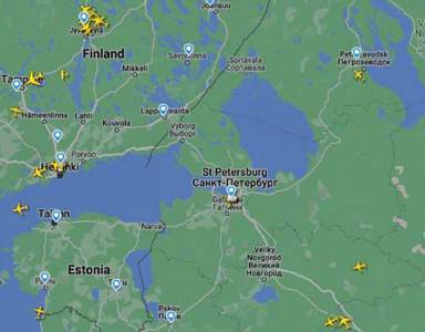  Zabrana letova iznat Sankt Peterburga  