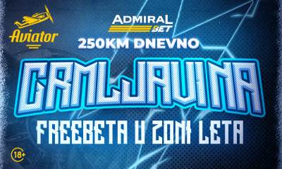  ADMIRALBET – AVIATOR: Zauzmi kurs aviona – GRMLJAVINA FREEBET-a dolazi! 