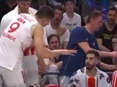Svadja igraca Crvene zvezde Luke Mitrovića i Luke Vildoze Svadja igraca Crvene zvezde Luke Mitrovića i Luke Vildoze