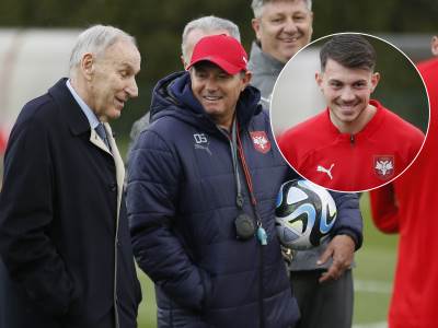  Dragan Džajić posjetio reprezentativce Srbije 