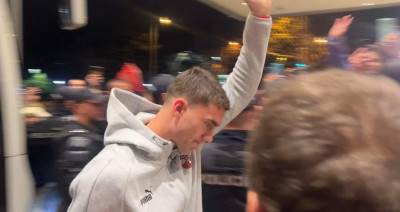  Navijači dočekali fudbalere Srbije ispred hotela 