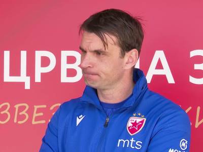  Miloš Milojević najavio meč Zvezda Mladost 