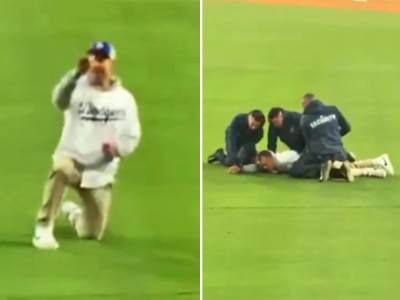  Htio da zaprosi djevojku na meču, pa dobio nokaut! (VIDEO) 