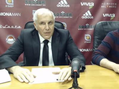  željko obradović poslije utakmice fmp partizan  