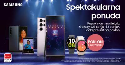  Uz Galaxy S23 ili Z serije na poklon dobijate pametni sat 
