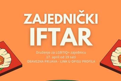   iftar za članove i prijatelje LGBTIQ zajednice 