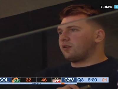  Luka Dončić na utakmici Cedevita Olimpija - Crvena zvezda 