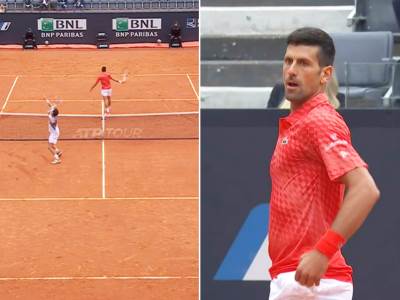  kameron nori namjerno pogodio novaka đokovića lopticom 