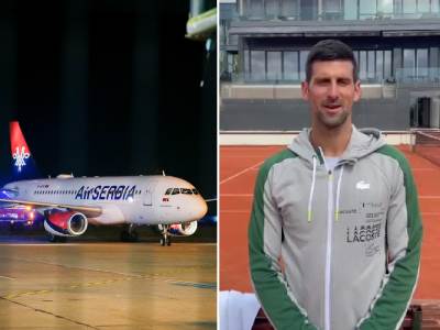  Novak Đoković promocija leta Beograd - Čikago 