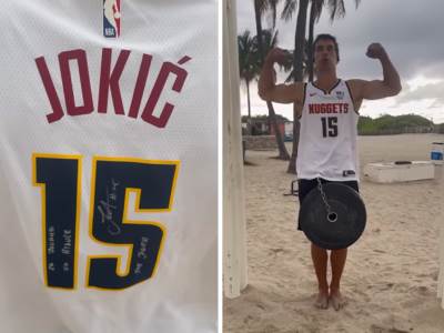  Jovan Mandić Nikola Jokić dres 