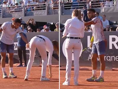  Haos zbog Srpkinje pred Rolan Garos: Francuz se svađao sa njom, publika pobjesnila! (VIDEO) 