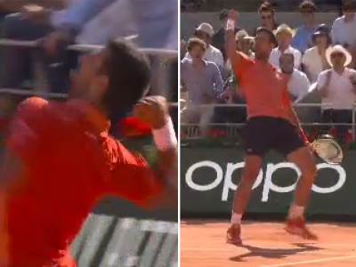  Novak Đoković burno proslavio osvajanje seta protiv Alehandra Davidoviča Fokine 